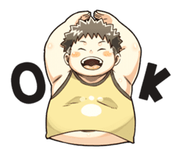 Daily Lives of Chubby Boy sticker #4248254