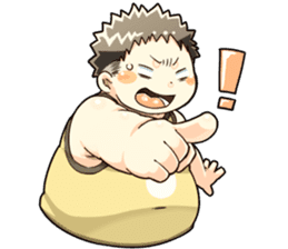 Daily Lives of Chubby Boy sticker #4248257