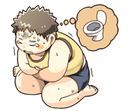 Daily Lives of Chubby Boy sticker #4248259