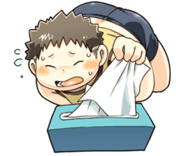 Daily Lives of Chubby Boy sticker #4248268
