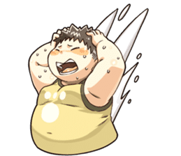 Daily Lives of Chubby Boy sticker #4248269