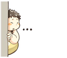 Daily Lives of Chubby Boy sticker #4248275
