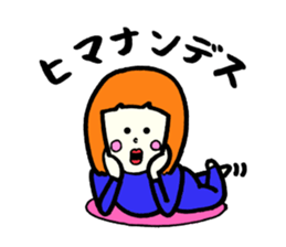 Silly talk of the girl 2 sticker #4248321