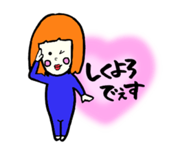 Silly talk of the girl 2 sticker #4248322