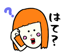 Silly talk of the girl 2 sticker #4248324