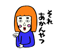 Silly talk of the girl 2 sticker #4248326