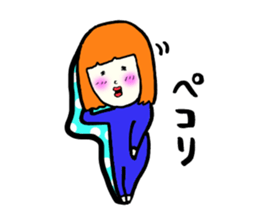 Silly talk of the girl 2 sticker #4248331