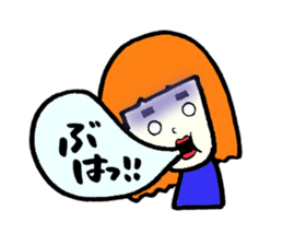 Silly talk of the girl 2 sticker #4248333