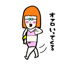 Silly talk of the girl 2 sticker #4248334