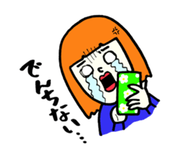 Silly talk of the girl 2 sticker #4248337