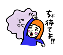 Silly talk of the girl 2 sticker #4248350