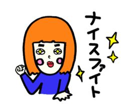 Silly talk of the girl 2 sticker #4248357