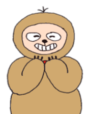 cute sloth sticker #4248485