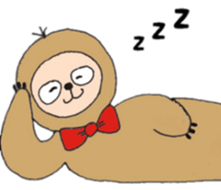 cute sloth sticker #4248487