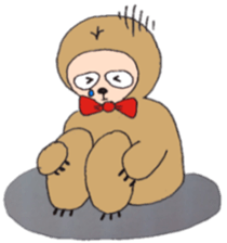 cute sloth sticker #4248491