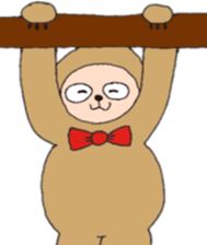 cute sloth sticker #4248501