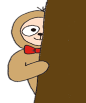 cute sloth sticker #4248503