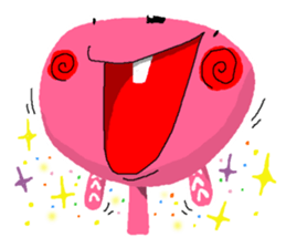 The rabbit scent of peach sticker #4248771