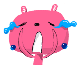 The rabbit scent of peach sticker #4248774