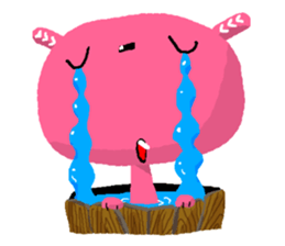 The rabbit scent of peach sticker #4248775