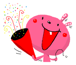 The rabbit scent of peach sticker #4248793