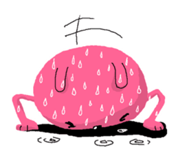 The rabbit scent of peach sticker #4248794