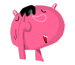 The rabbit scent of peach sticker #4248795