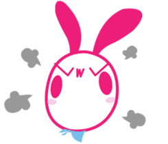 Genki Usagi sticker #4248850