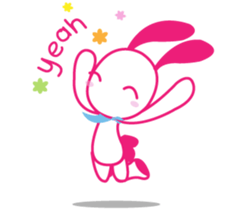 Genki Usagi sticker #4248859