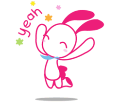 Genki Usagi sticker #4248859
