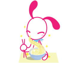 Genki Usagi sticker #4248860