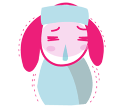 Genki Usagi sticker #4248864