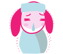 Genki Usagi sticker #4248864