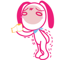 Genki Usagi sticker #4248866