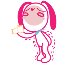 Genki Usagi sticker #4248866