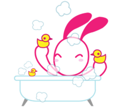 Genki Usagi sticker #4248867