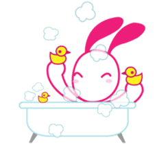 Genki Usagi sticker #4248867