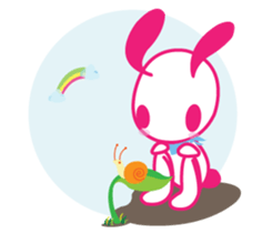 Genki Usagi sticker #4248869