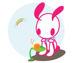 Genki Usagi sticker #4248869