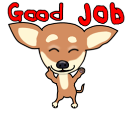 Chihuahua's happy sticker sticker #4249096