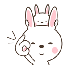 Two Rabbit's stickers (eng) sticker #4249202