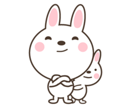 Two Rabbit's stickers (eng) sticker #4249207