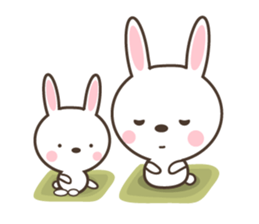 Two Rabbit's stickers (eng) sticker #4249208