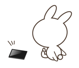 Two Rabbit's stickers (eng) sticker #4249210