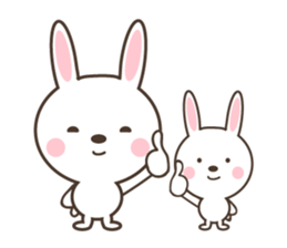 Two Rabbit's stickers (eng) sticker #4249217