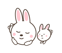 Two Rabbit's stickers (eng) sticker #4249218