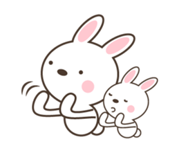 Two Rabbit's stickers (eng) sticker #4249219