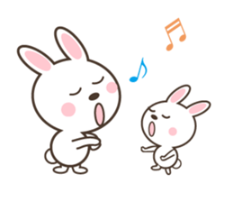 Two Rabbit's stickers (eng) sticker #4249229
