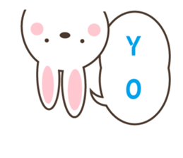 Two Rabbit's stickers (eng) sticker #4249231