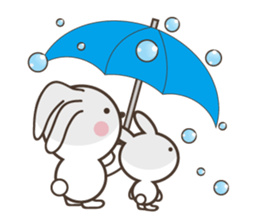 Two Rabbit's stickers (eng) sticker #4249234